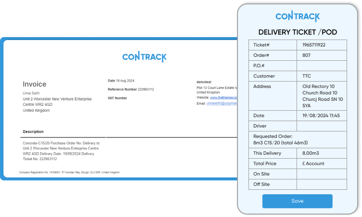 Contrack Admin Panel