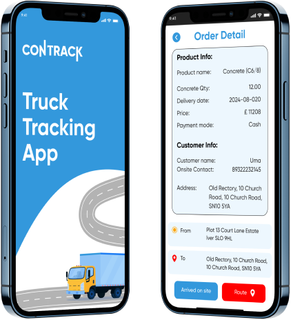 Contrack App on Iphone